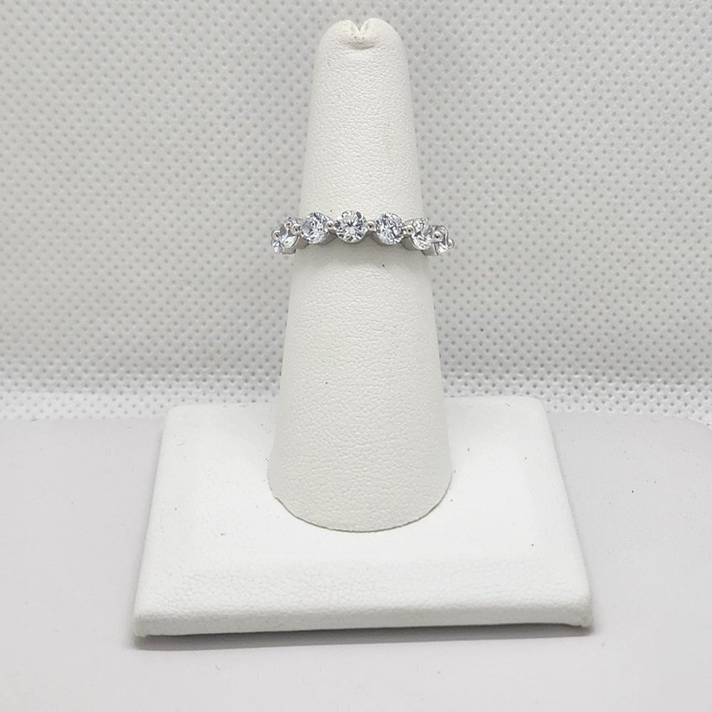 Brand New Sterling Silver 925 7 Gemstones Ring